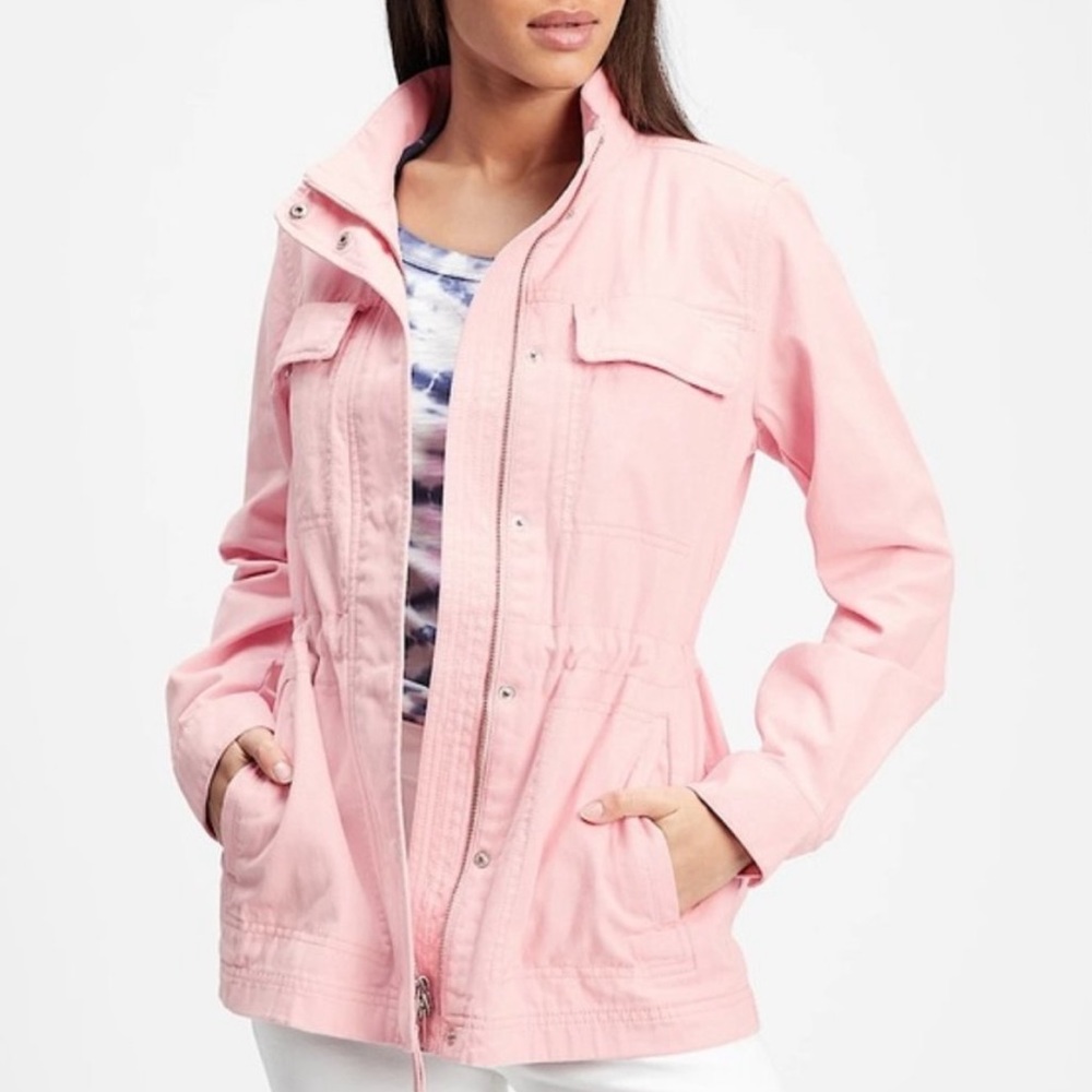 Gap pink utility jacket RARE XXL size